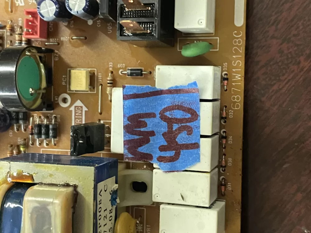 Kenmore 6871W1S128C Microwave Control Board Panel AZ37521 | Wm450