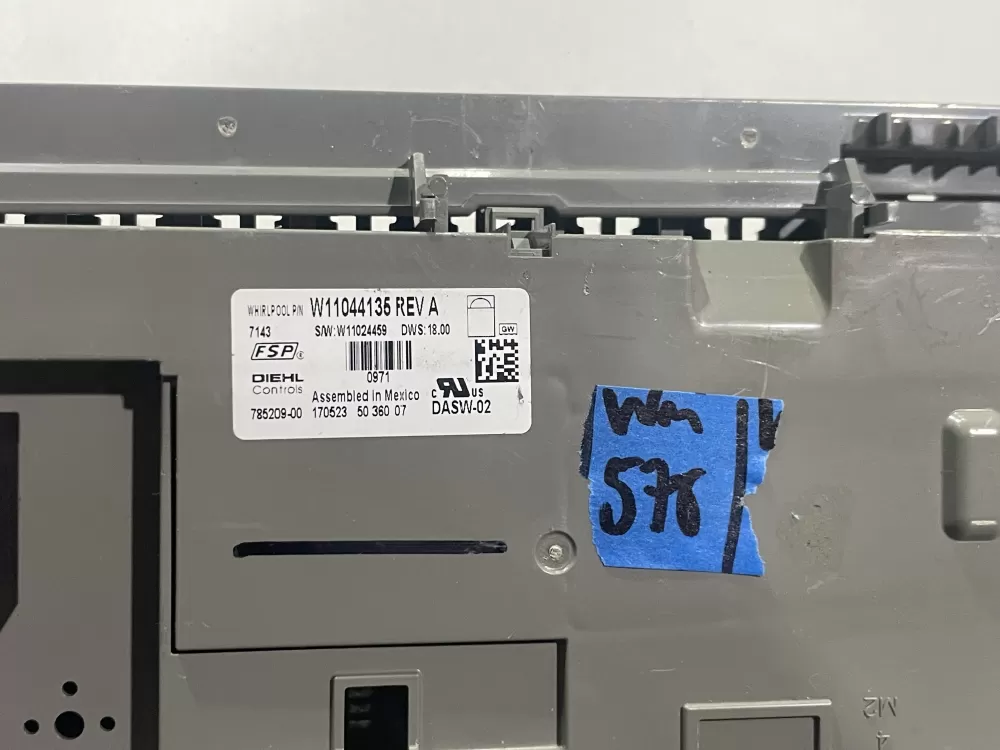 Whirlpool Kenmore W10877725 W11024456 Dishwasher Control Board AZ168004 | Wm578