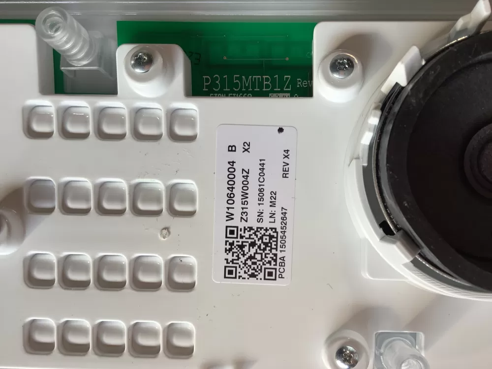 Washer Interface User Panel Control W10748421 W10748420 AZ143315 | ZCV757
