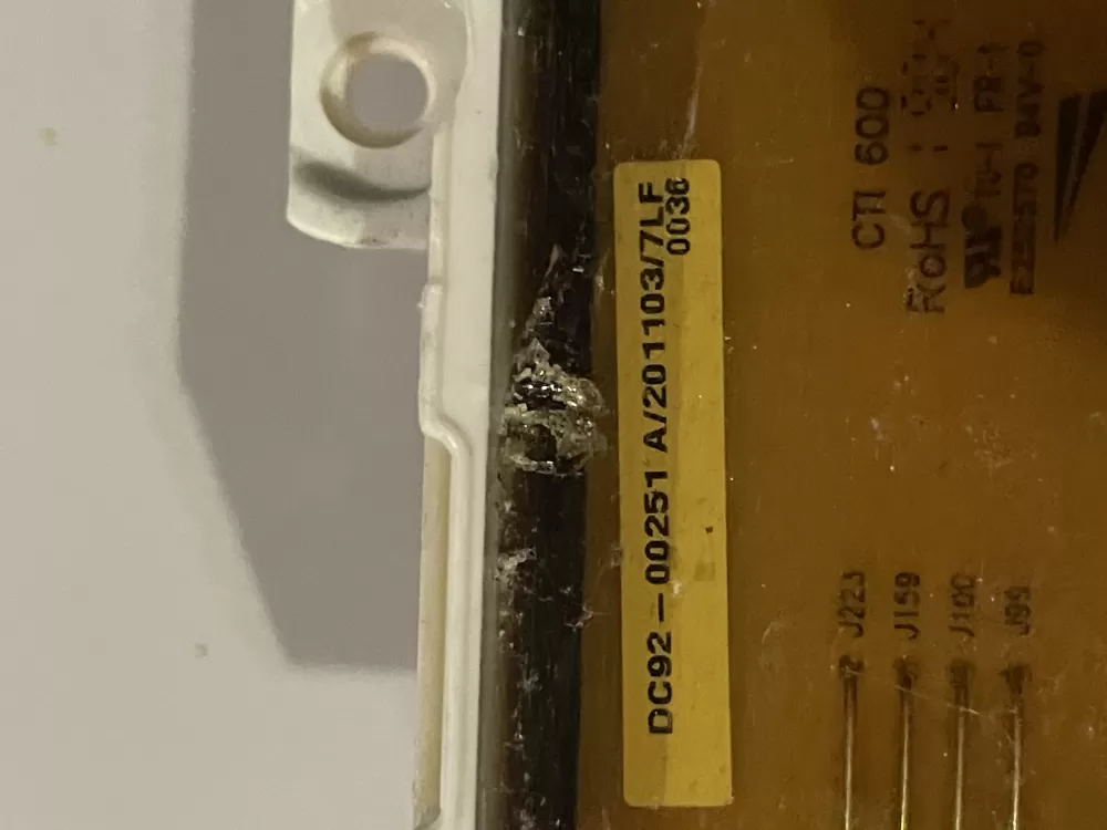 GE Samsung DC92-00251A Dryer Control Board AZ31718 | Wm319