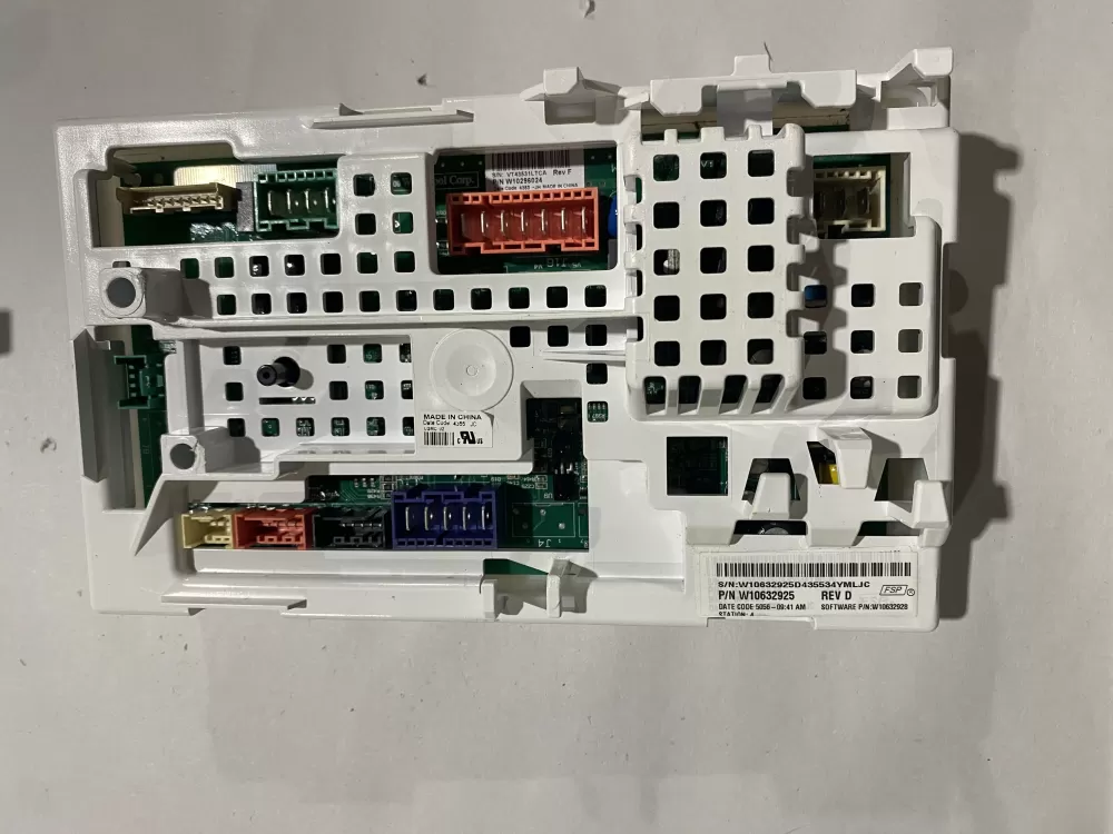 Whirlpool  KitchenAid  Roper  Estate W10632925 Washer Control Board