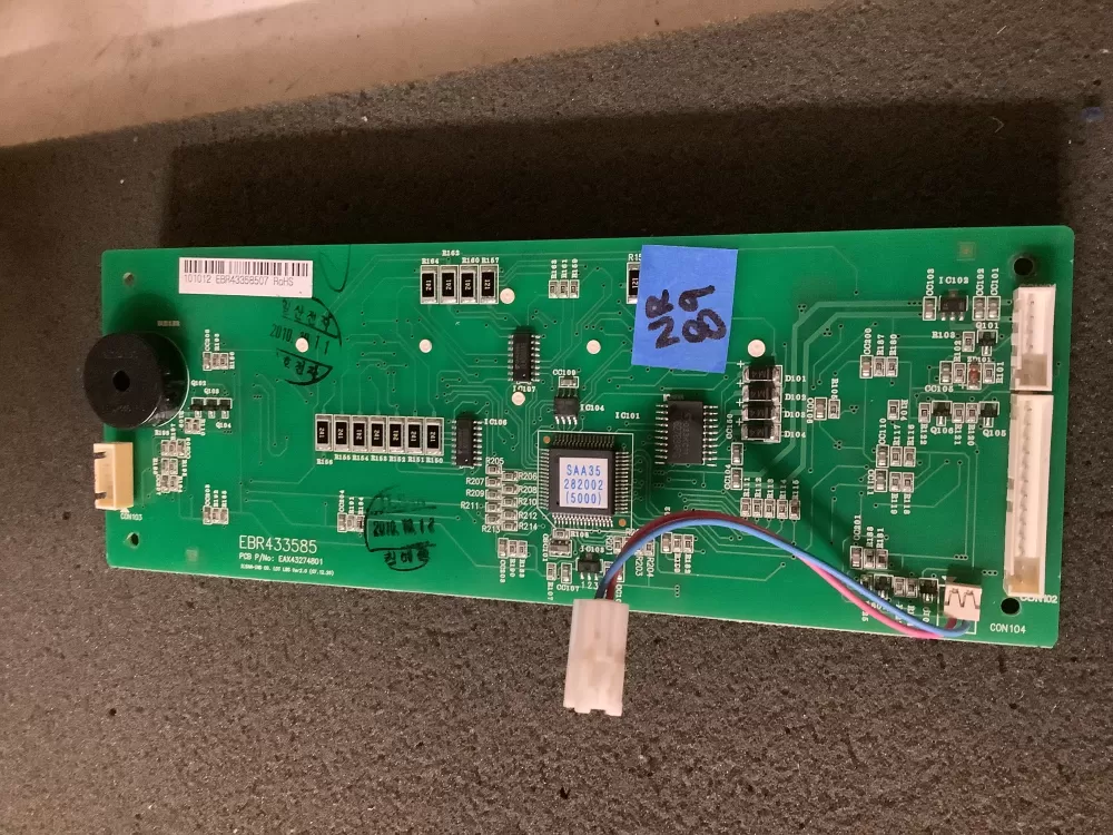 LG AP5192824 EBR43358507 Refrigerator Dispenser Control Board AZ98795 | NR89