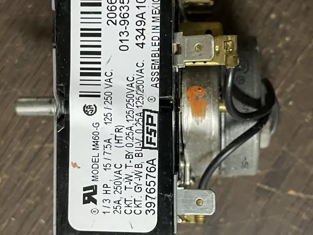 Kenmore 3406702A WP3976576 3406015 3406702 3976576 Dryer Timer AZ43623 | Wm1446