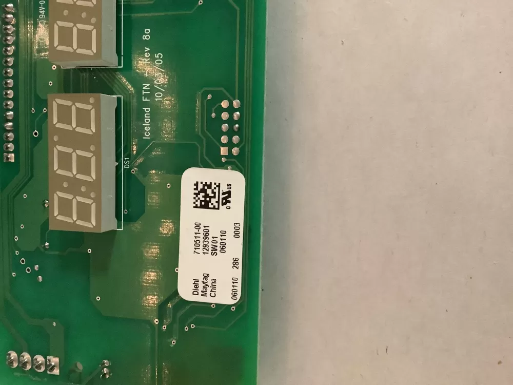 Maytag Amana 12939601 Refrigerator Control Board Dispenser AZ199618 | ZC2779