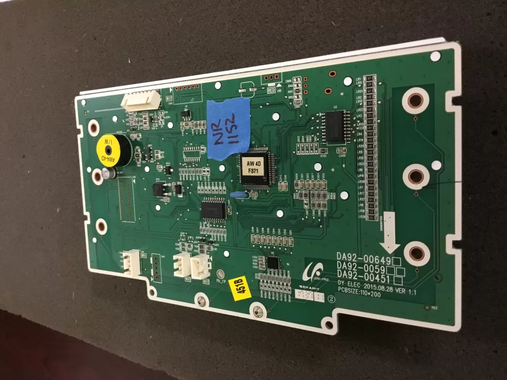 Samsung DA92 00649A Refrigerator Control Board Dispenser AZ89066 | NR1152