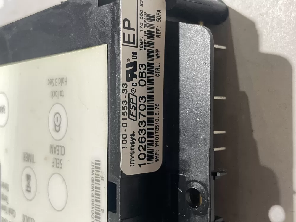 Whirlpool Range Control Board 100-01553-33 AZ175752 | Wm462