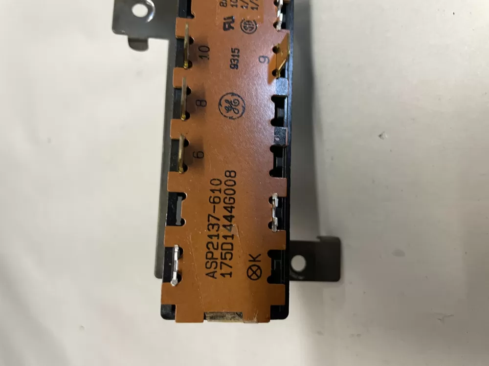 GE Washer Switch 175D1444G008 AZ219505 | Wm1745