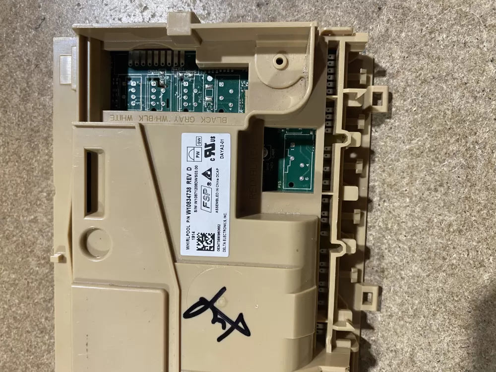 Whirlpool W10834738 W10876147 Dishwasher Control Board AZ66164 | BK2116