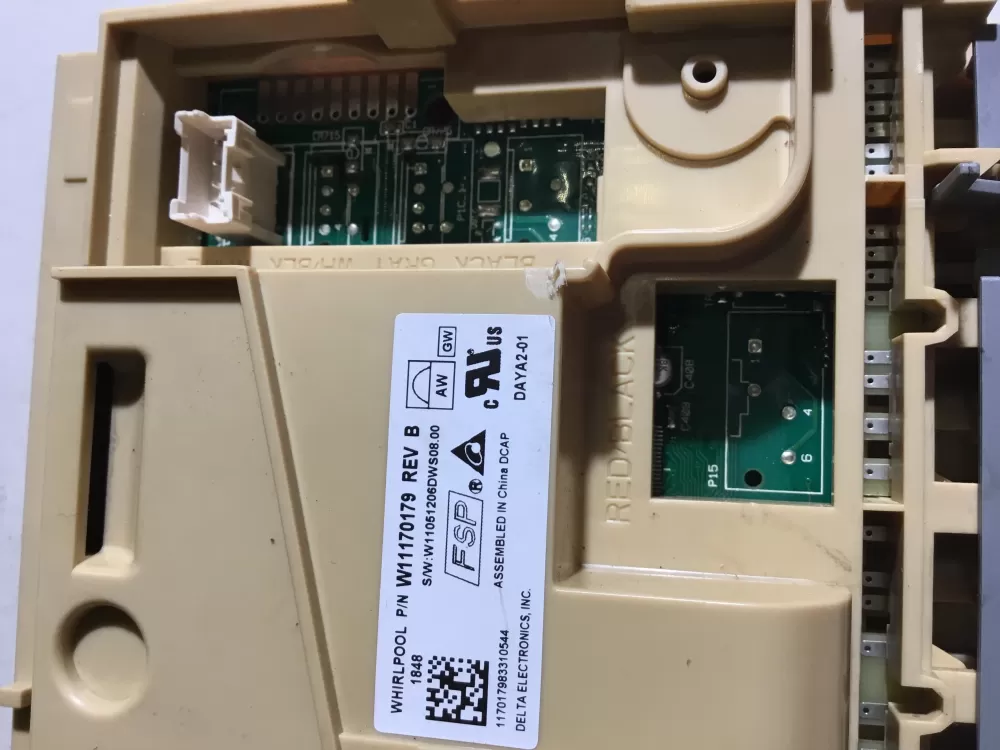 W10904714 W11087207 W11170179 Dishwasher Control Board AZ41074 | NR1717