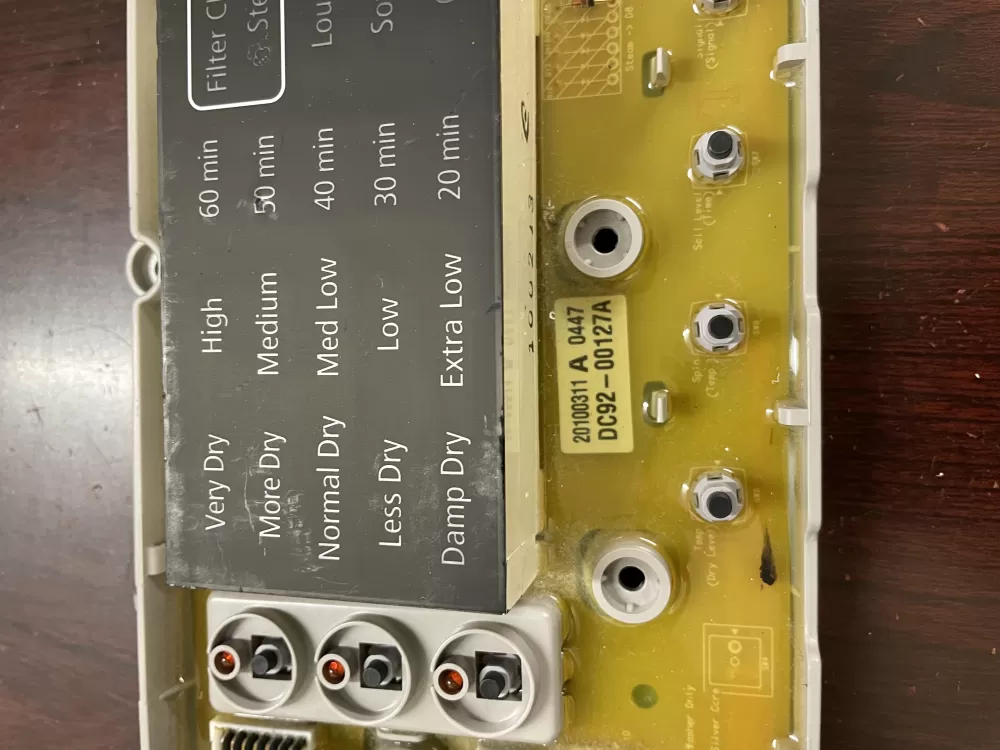Samsung DC92-00127A Dryer Control Board