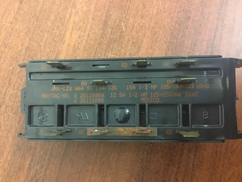 Maytag 6 2611090 6 2611100 Washer 4-Button Switch AZ33808 | NR1687