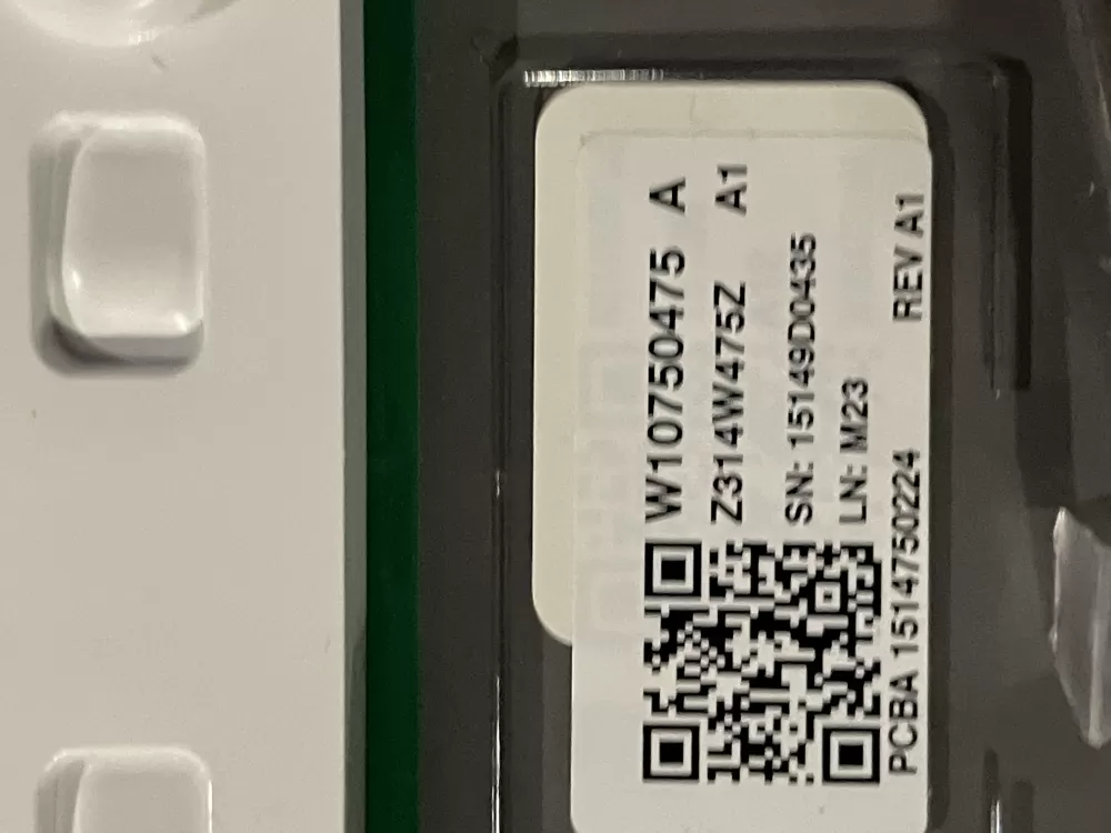 Whirlpool AP6024018 W10433082 W10750475 Washer Control Panel AZ33548 | Wmv321