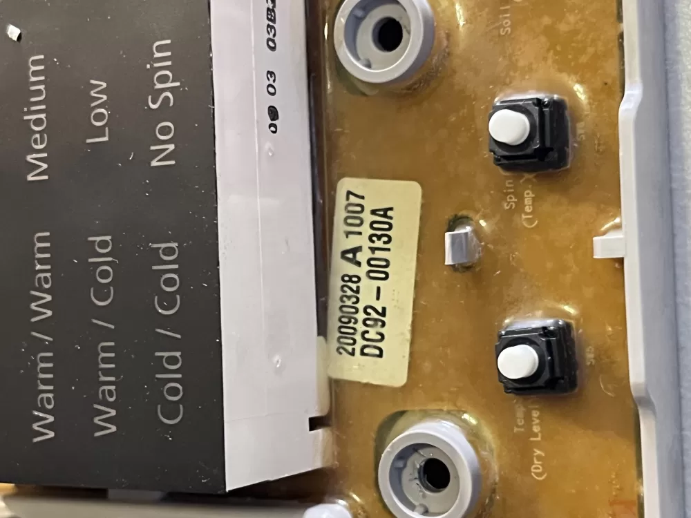 Samsung DC92-00130A DC92-00125A Washer UI Control Board AZ44329 | JT1672