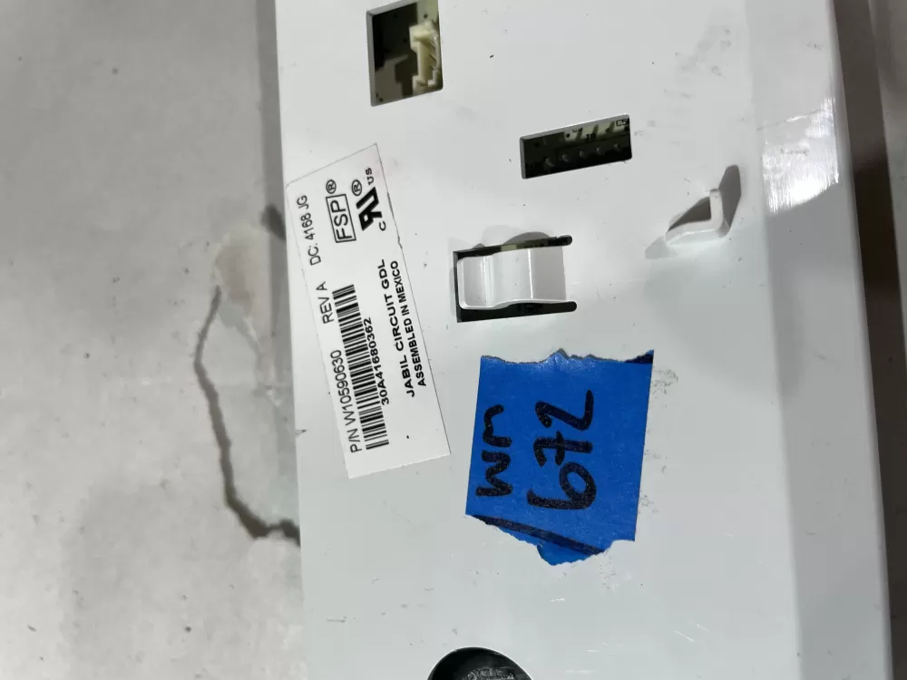 KitchenAid W10590630 W10590848 Refrigerator Control Board AZ205412 | Wm672