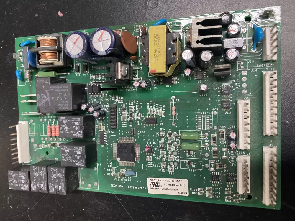 GE WR55X10942 WR55X10942C 200D4852G016 EBX1069P005 WR55X10942P Refrigerator Control Board