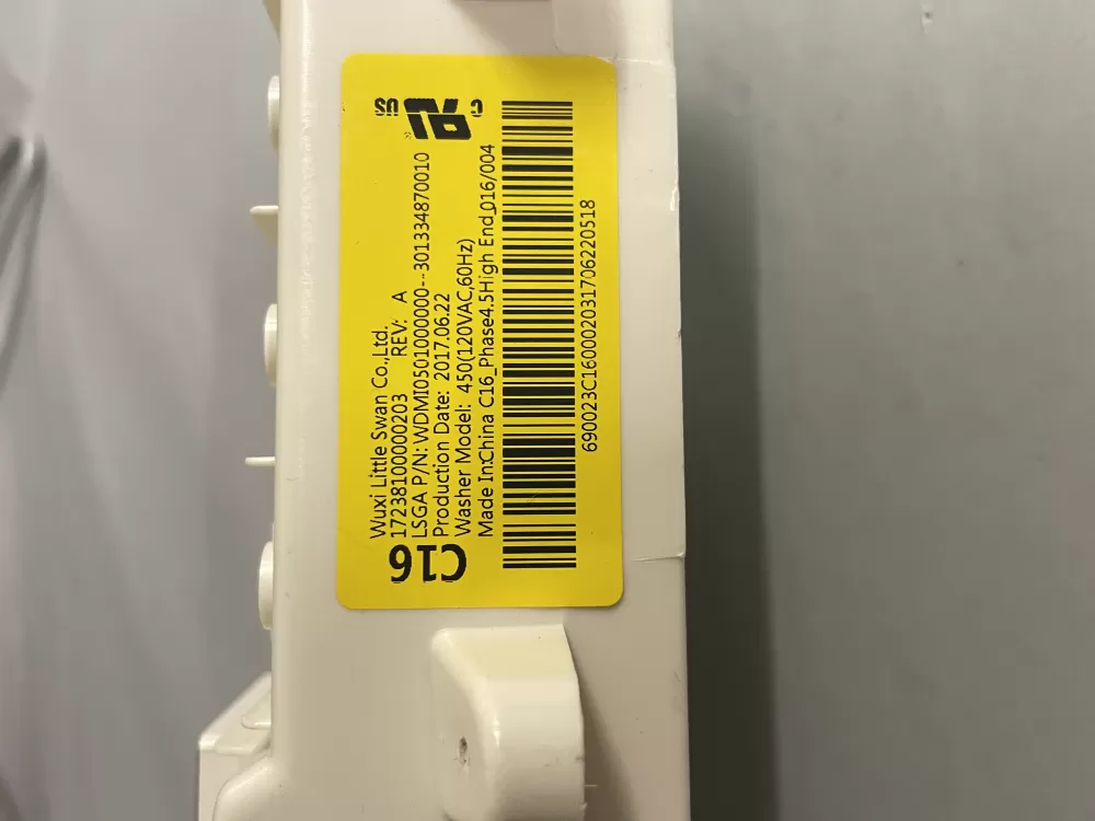 GE WH12X24234 17238100000203 Washer Control Board AZ210851 | Wmv932