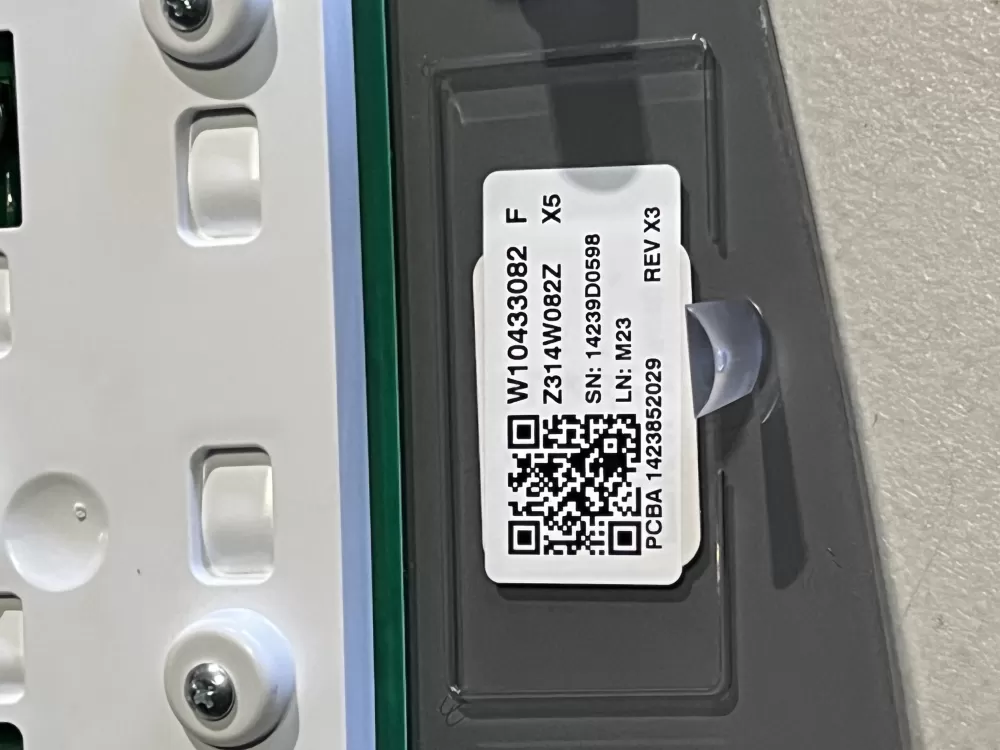Whirlpool AP6024018 W10433082 W10750475 Washer Control Panel AZ45953 | JTV299