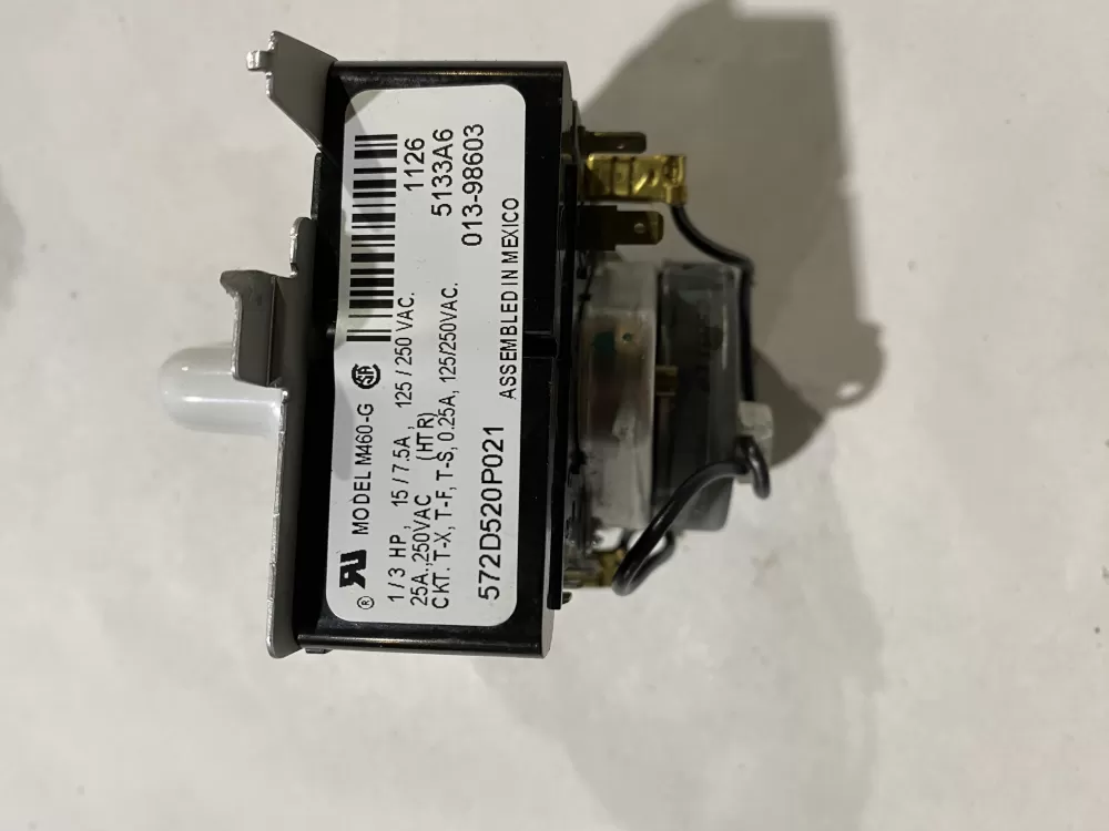 GE 572D520P021 WE4M271 Dryer Timer