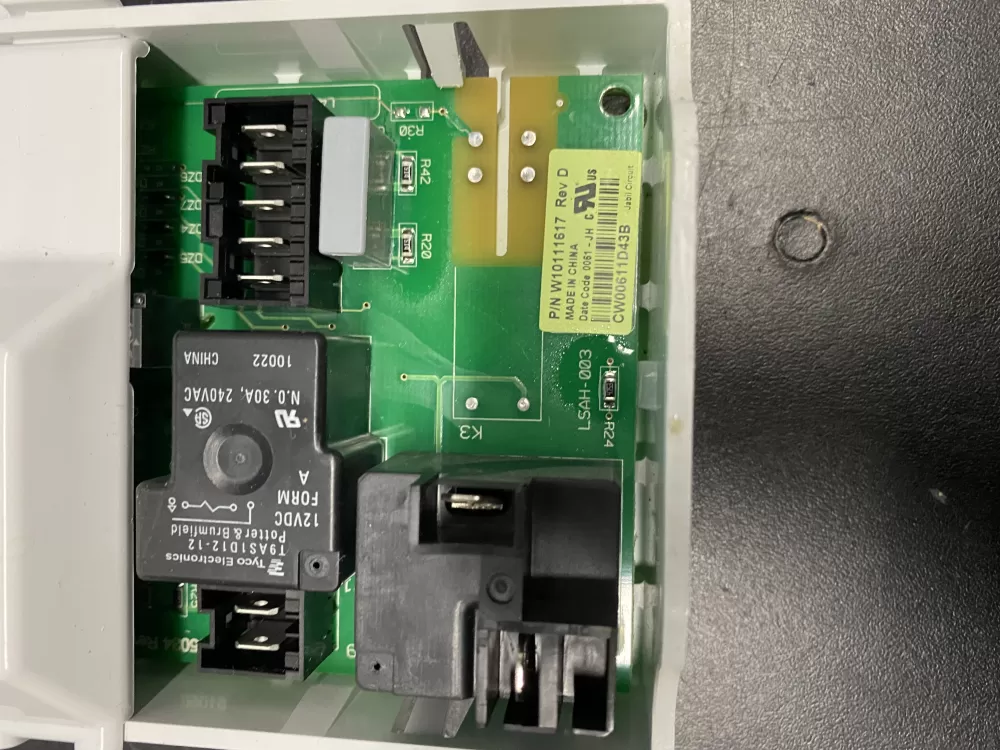Whirlpool  W10067050  W10074280  W10111608  W10111610  W10111617  W10111617R  W10118244  W10118244R  1470202  3978983  PS11748356  WPW10111617  AP6015084  W10111617 Dryer Control Board