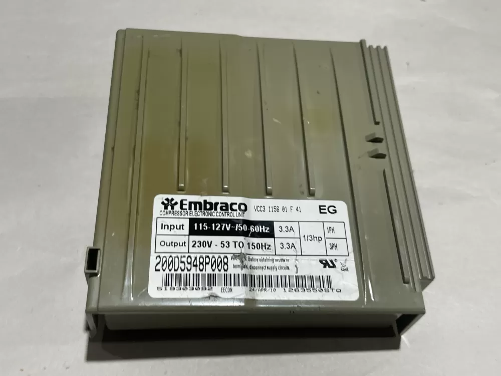 GE 519303092 Refrigerator Compressor Inverter Board AZ141677 | Wm2374