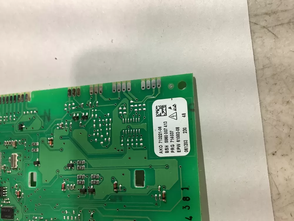Prettl Bosch Washer Control Board 083241062647741 AZ183567 | ZC2705