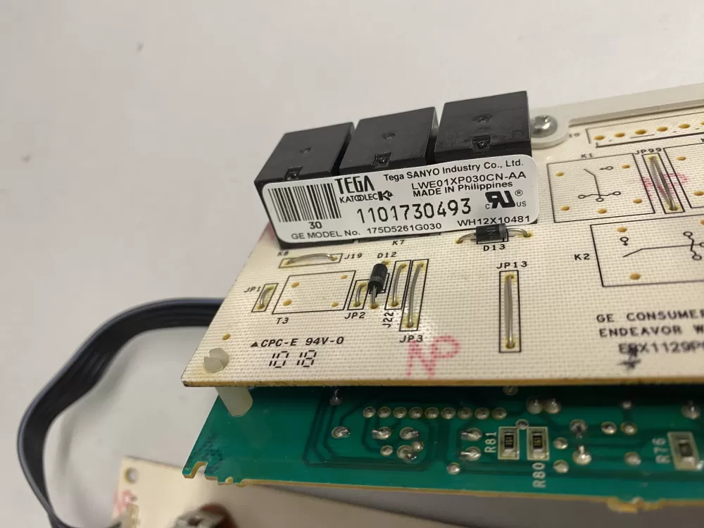 GE 175D5261G030 EBX1129P004 WH12X10481 Washer Control Board AZ227529 | BK1891