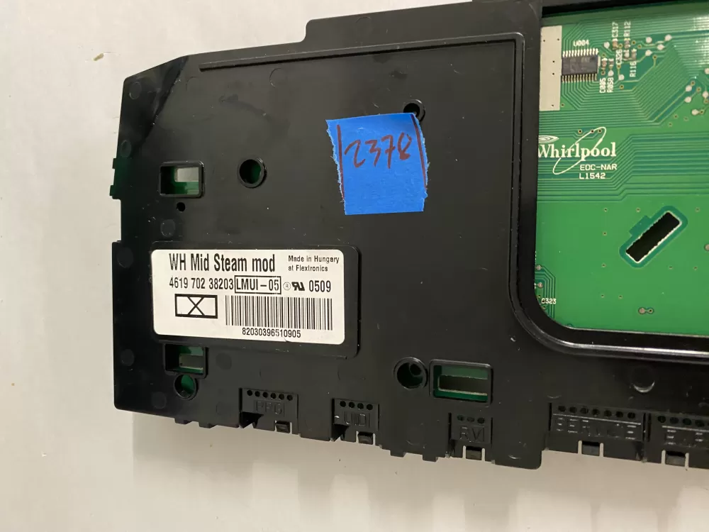 Whirlpool 4619 702 38203 05 Washer Control Board AZ208707 | BK2378