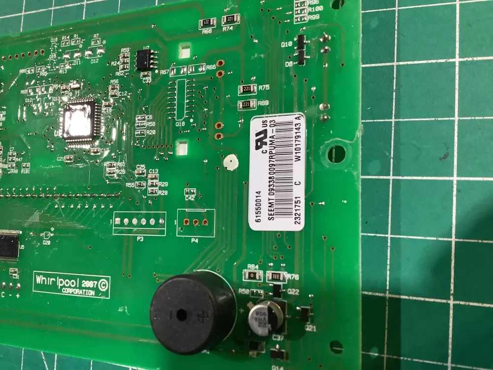 Whirlpool W10179143 2321751 Refrigerator Display Control Board AZ146662 | NR2452