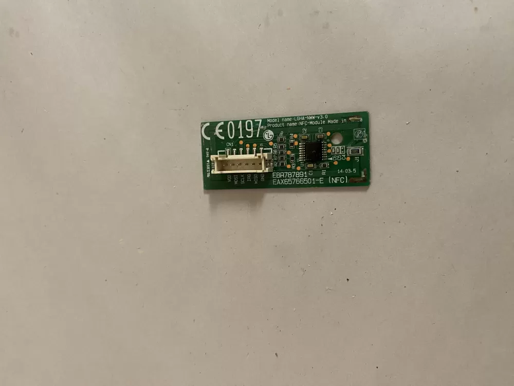 LG EBR80574938  AP6982795  EBR78789101 Washer User Interface Control Board