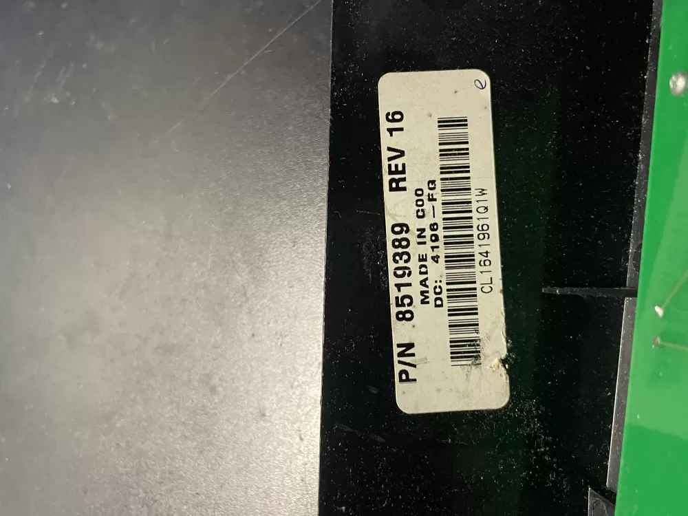 Whirlpool 8519389 WP8519389 Dryer Control Board Interface AZ10188 | V141