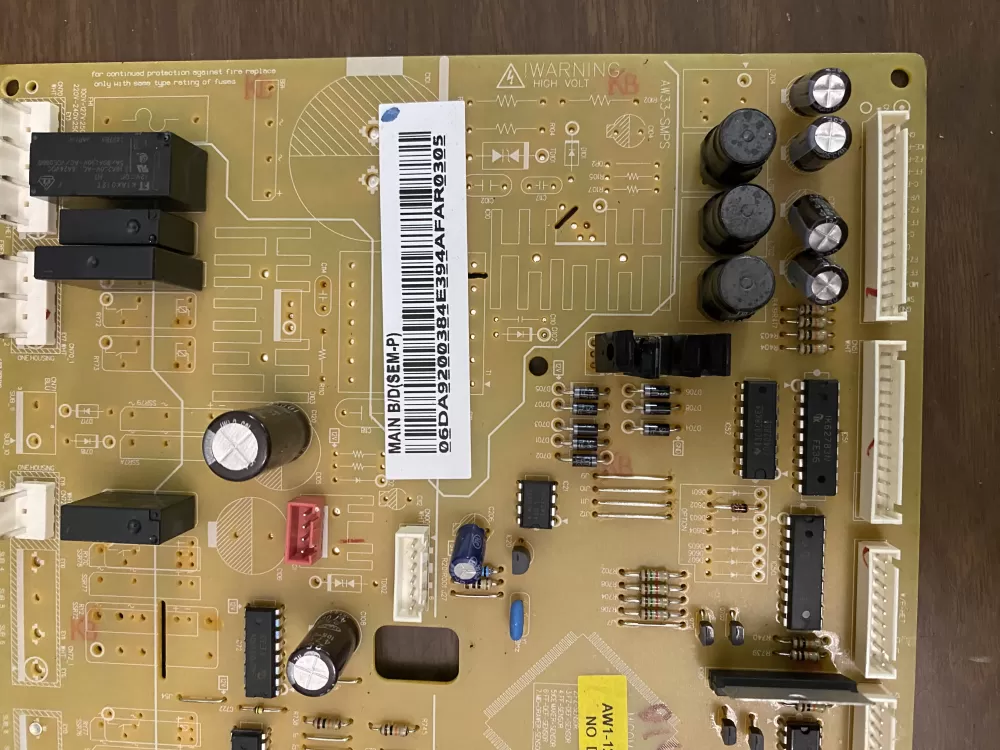 Samsung DA92 00384E Refrigerator Control Board AZ56321 | BK1953