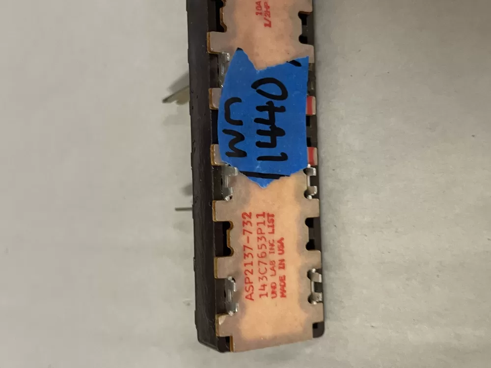 GE ASP2137-732 143C7653P11 Dryer Push Button Switch  AZ218216 | Wm1440