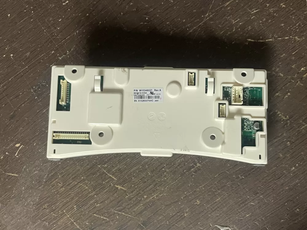 Whirlpool W10604637 Washer Control Board User Interface AZ47753 | Wm562