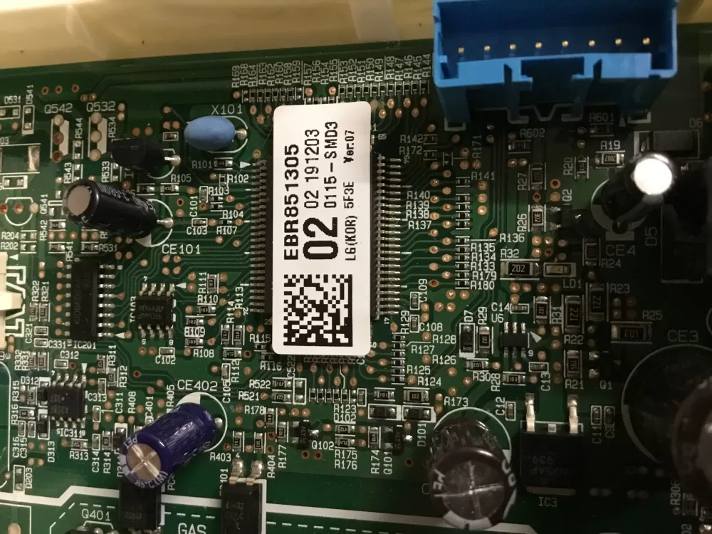 LG EBR85130502 Dryer Control Board Main PCB AZ21862 | NR120
