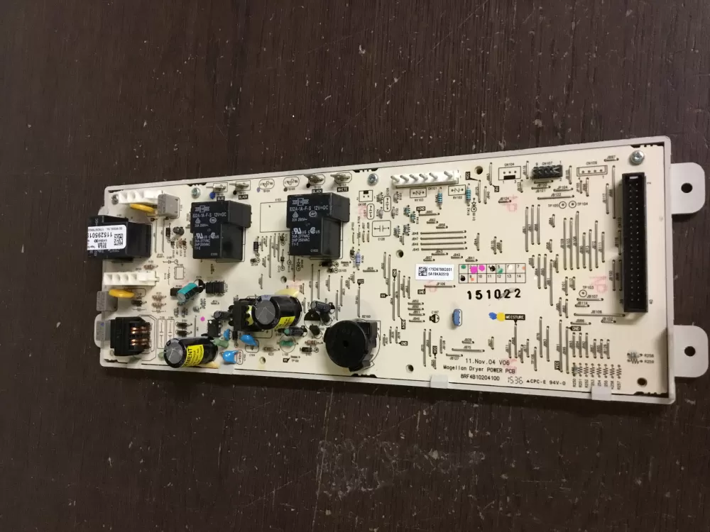 GE 175D6798G001 WE04M10011 Dryer Control Board