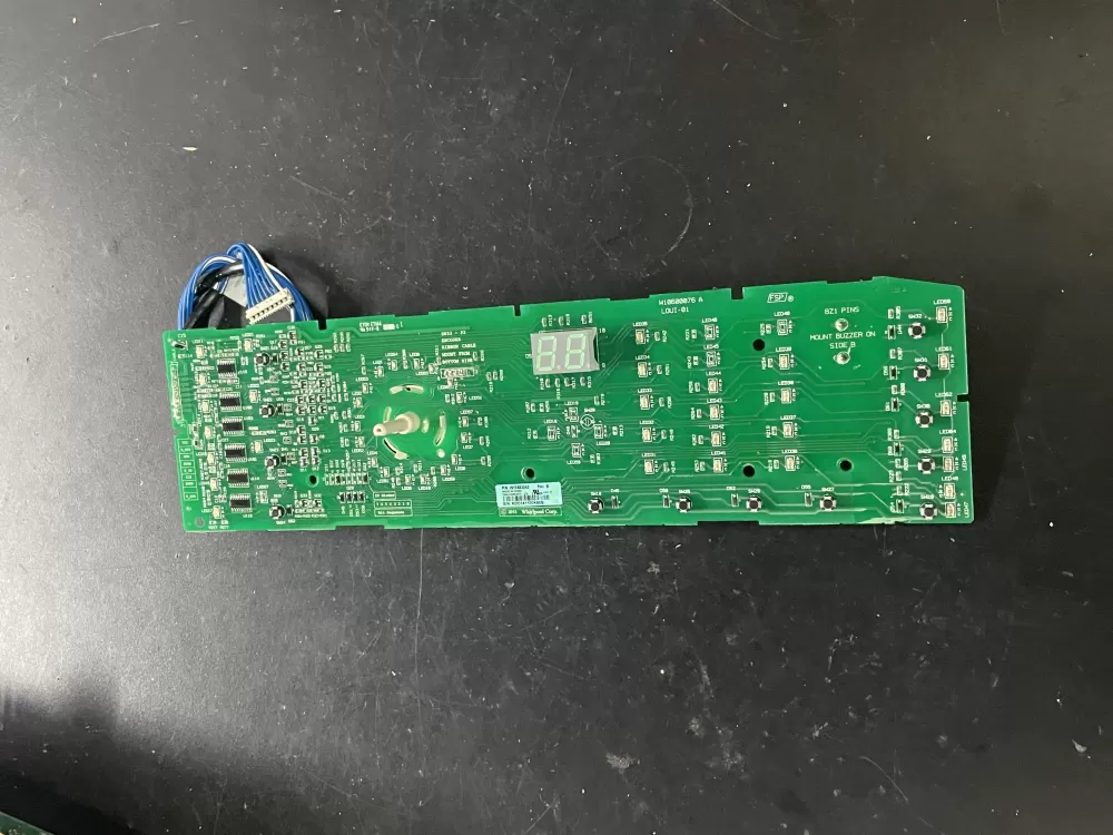 Whirlpool  Kenmore W10583043 WPW10578751 AP6023176  W10578751 PS11756517 Washer Control Board Interface