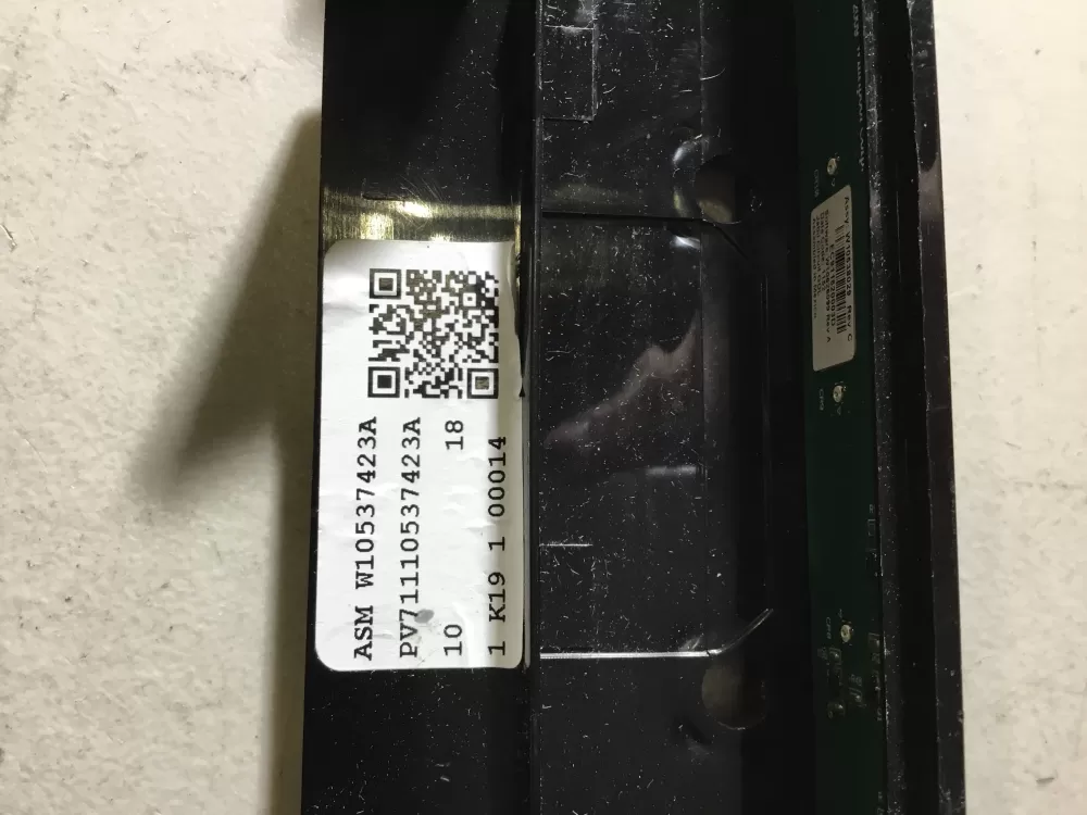 KitchenAid W10537423A Dishwasher Control Board Panel AZ44162 | NRV429