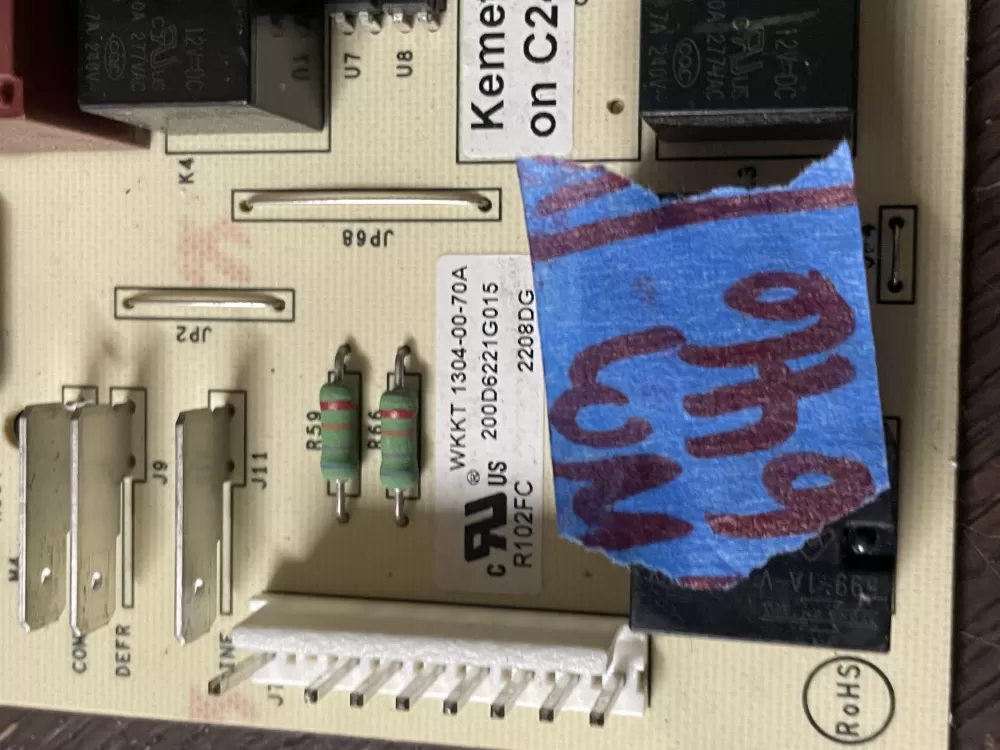 GE 200D2260G008 PD00074367 AP7188100 Refrigerator Control Board AZ47313 | Wm646