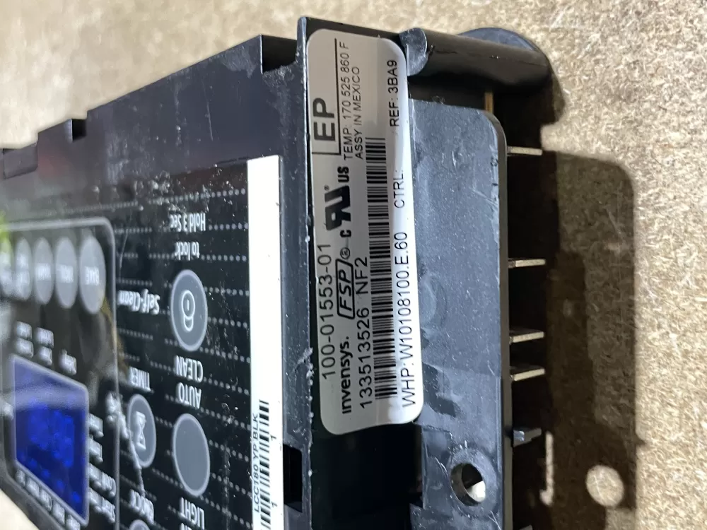 Whirlpool 100 01553 01 Range Control Board W10108100 AZ68650 | Wm1290