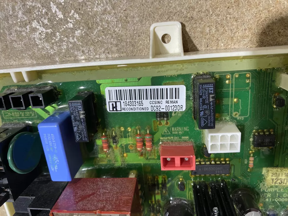 Samsung DC92-00123DR Dryer Main Board AZ67627 | BK1061