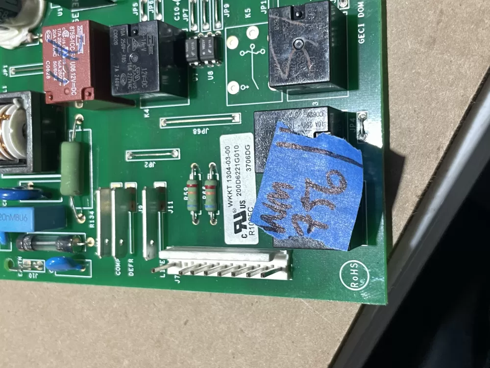 GE 200D6221G010 WR55X10552 Refrigerator Control Board AZ66010 | Wm1756