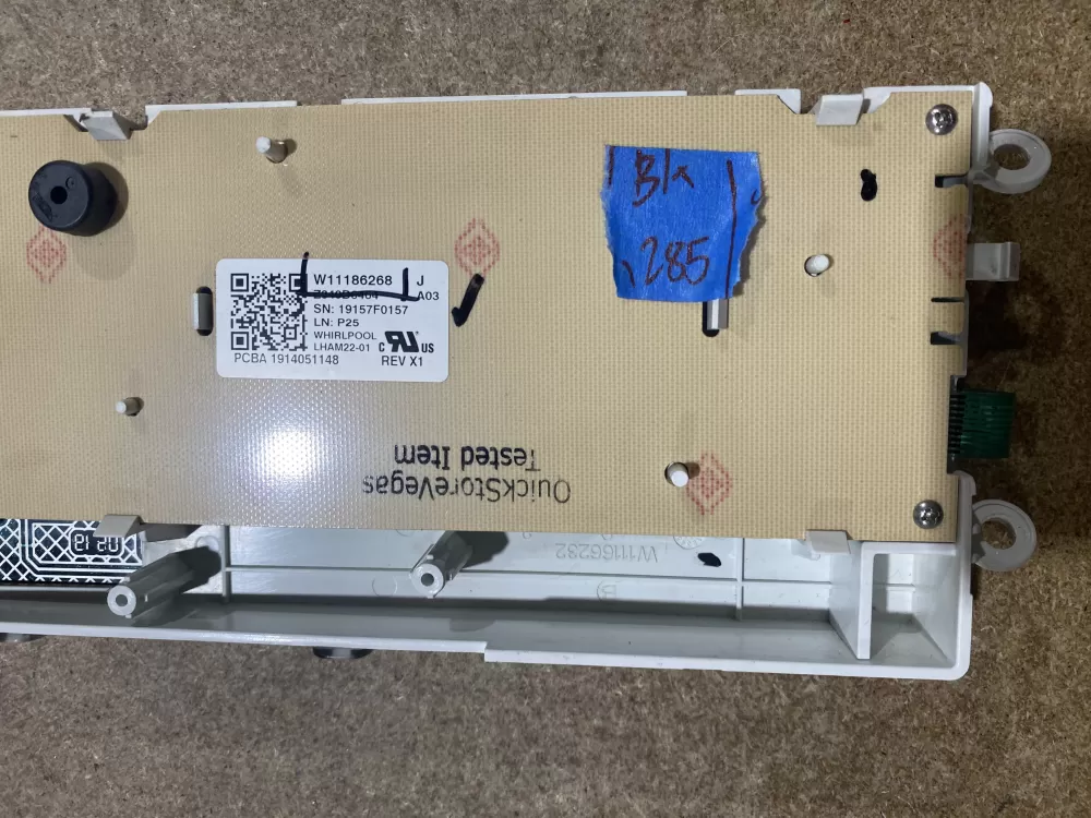 Maytag Whirlpool W11186268 Dryer Control Board AZ69106 | BK1285