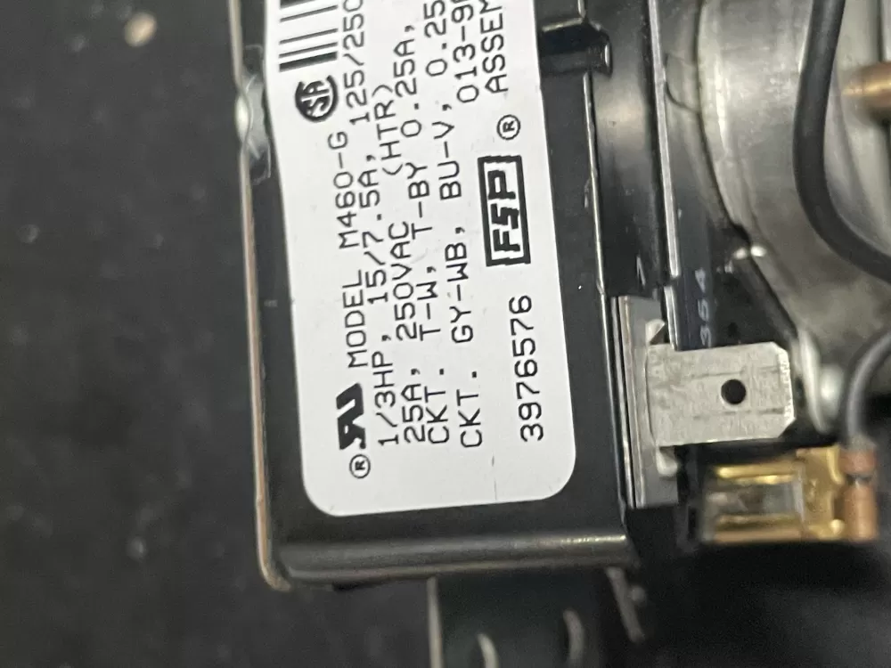 Kenmore 3406702A WP3976576 3406015 3406702 3976576 Dryer Timer AZ22776 | WM1220