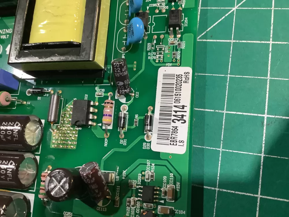 LG EBR78643414 EBR84433501 Refrigerator Control Board AZ141650 | NR1087