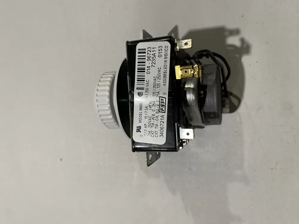 Whirlpool 3406721A AP3097855 3406721 WE04X10051 PD00055758 WE4X10051 877373 AP3637093 PS265288 EAP265288 Dryer Timer