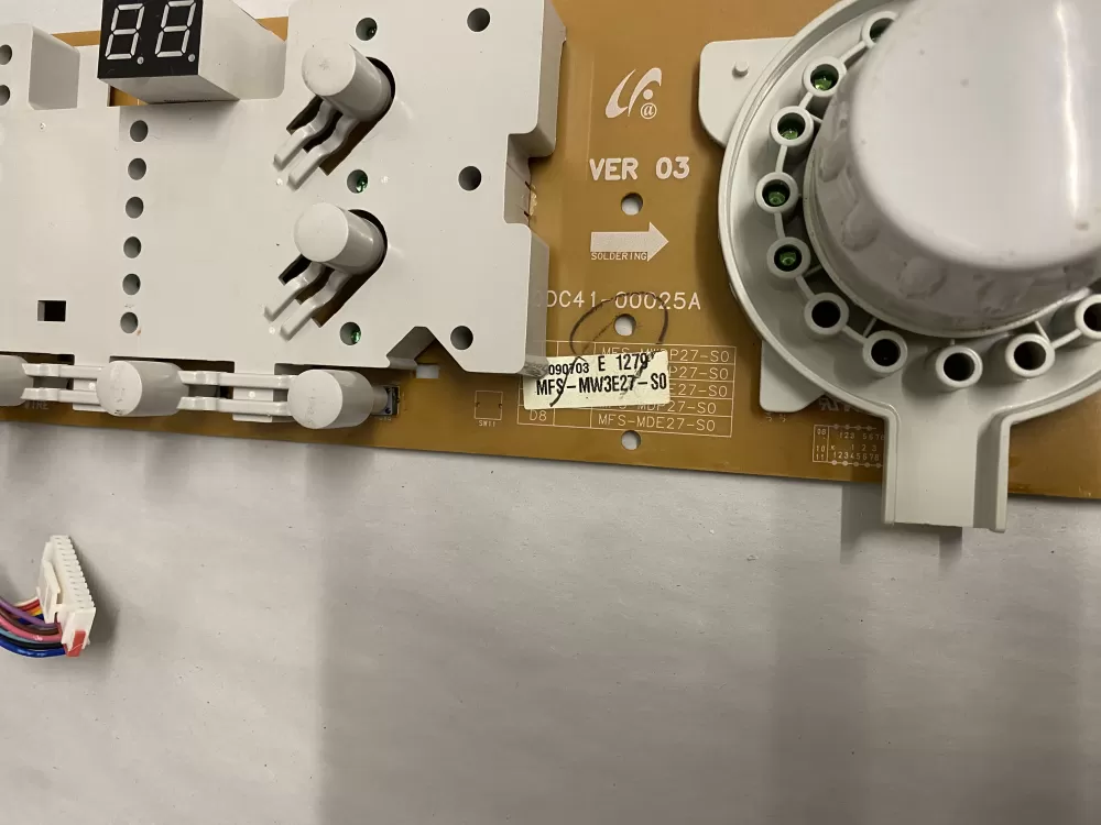 Maytag DC41-00025A DC41-00026A Dryer UI Control Board AZ212121 | BK1221