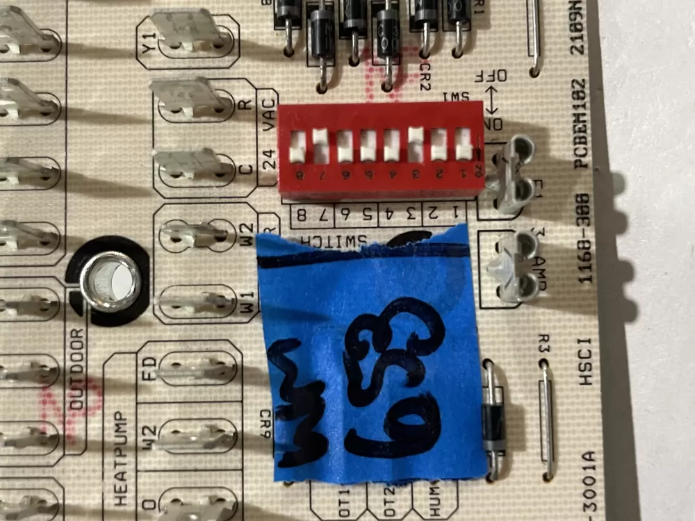 Goodman Amana ECM Blower Control Board PCBEM102 1168-83-3001A AZ179021 | Wm653