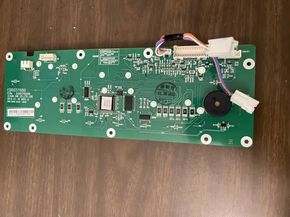 LG Kenmore EBR65768603 Refrigerator Control Board Dispenser AZ101853 | BK707