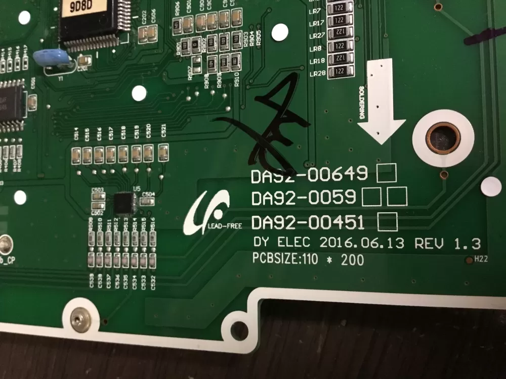 Samsung Kenmore DA92-00649 Refrigerator Dispenser Control AZ6055 | NR470