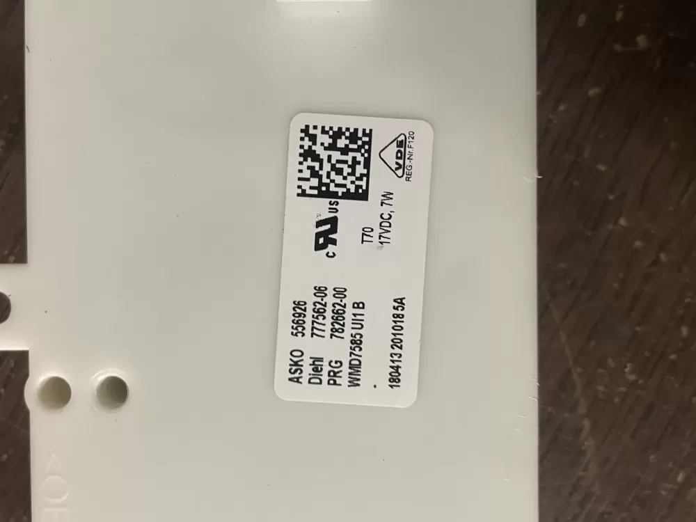 Asko 556926 777562-06 Control Board AZ43757 | Wm1455